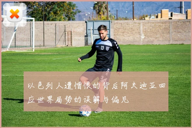 以色列人遭憎恨的背后阿夫迪亚回应世界局势的误解与偏见
